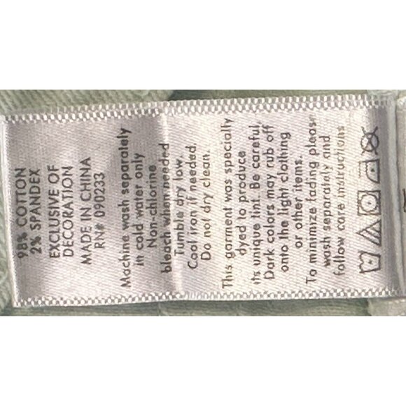 Bullhead Womens Jean Shorts Cut Offs Mid Rise Stretch Summer Denim Pastel Size 5 - Picture 9 of 11